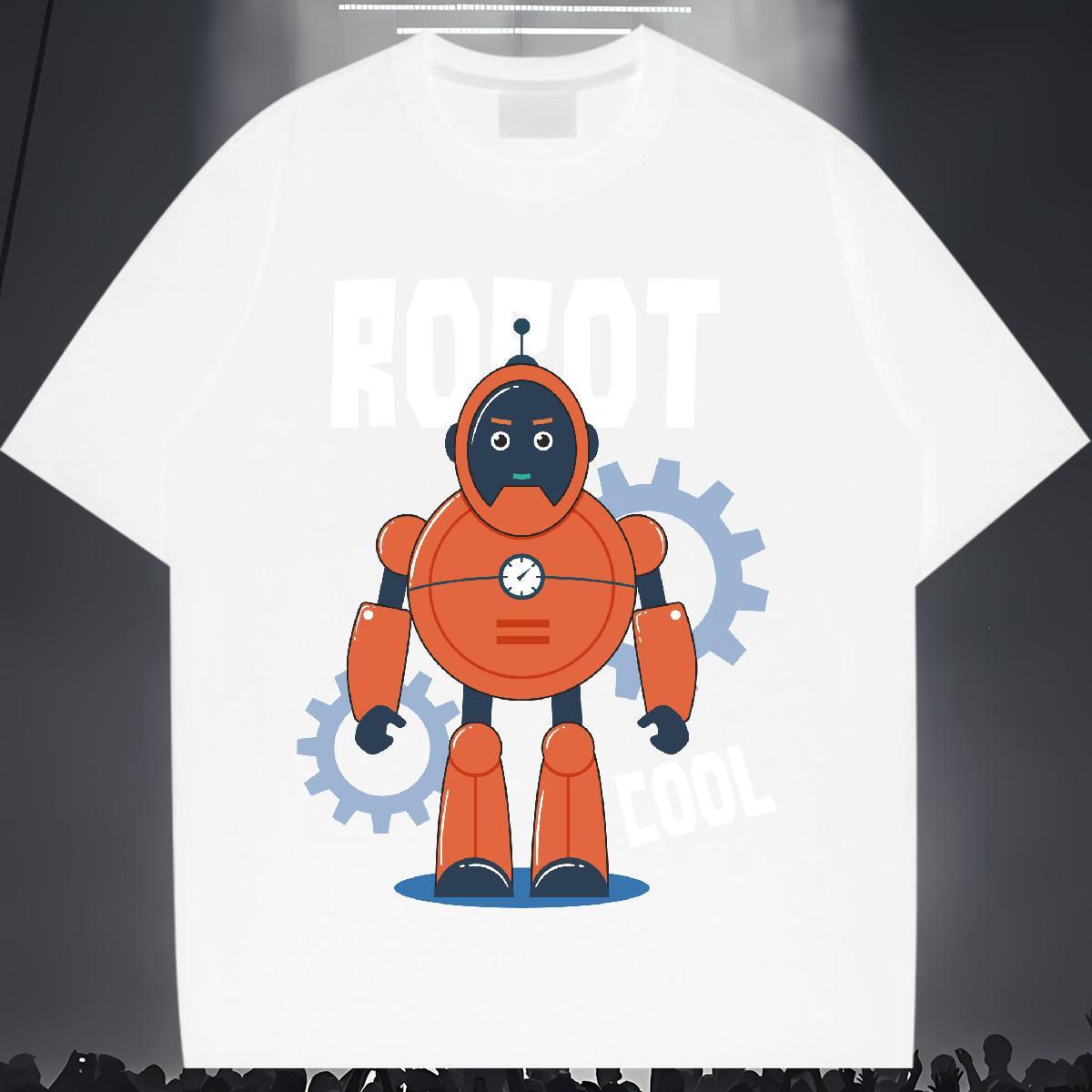 Stylist T shirt Breathable 230g Cotton Woman Tshirt Cartoon Anime ET Casual Sport Female Top Tees