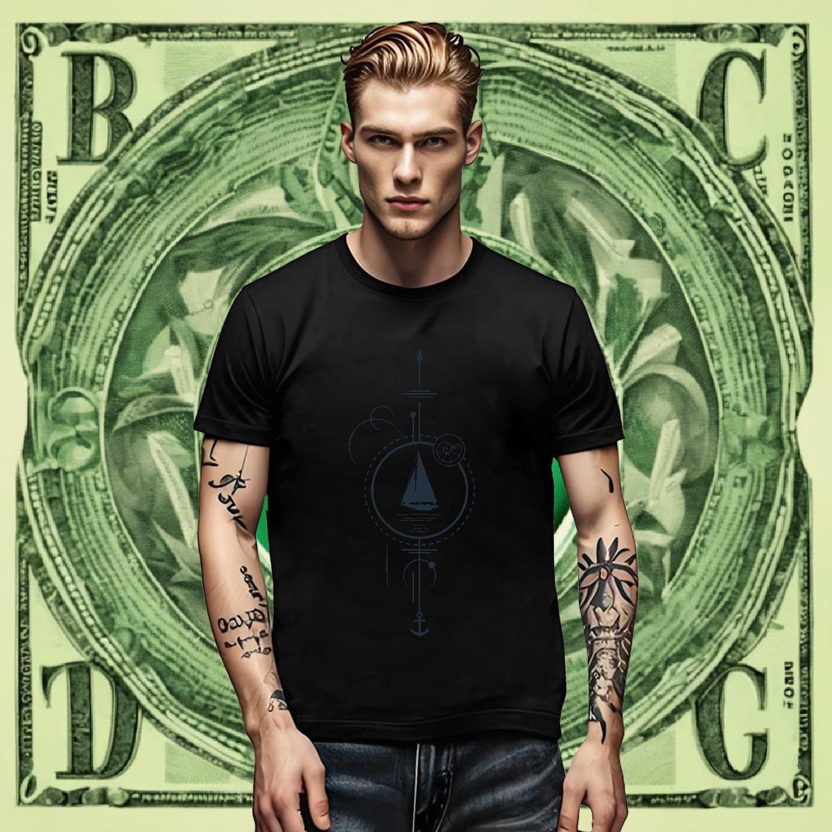 Wholesale Men Tops Tees Outdoor 230g Pure Cotton Oversized O-Neck Short Sleeve black and white T Shirts Men New Designer Tee Shirt