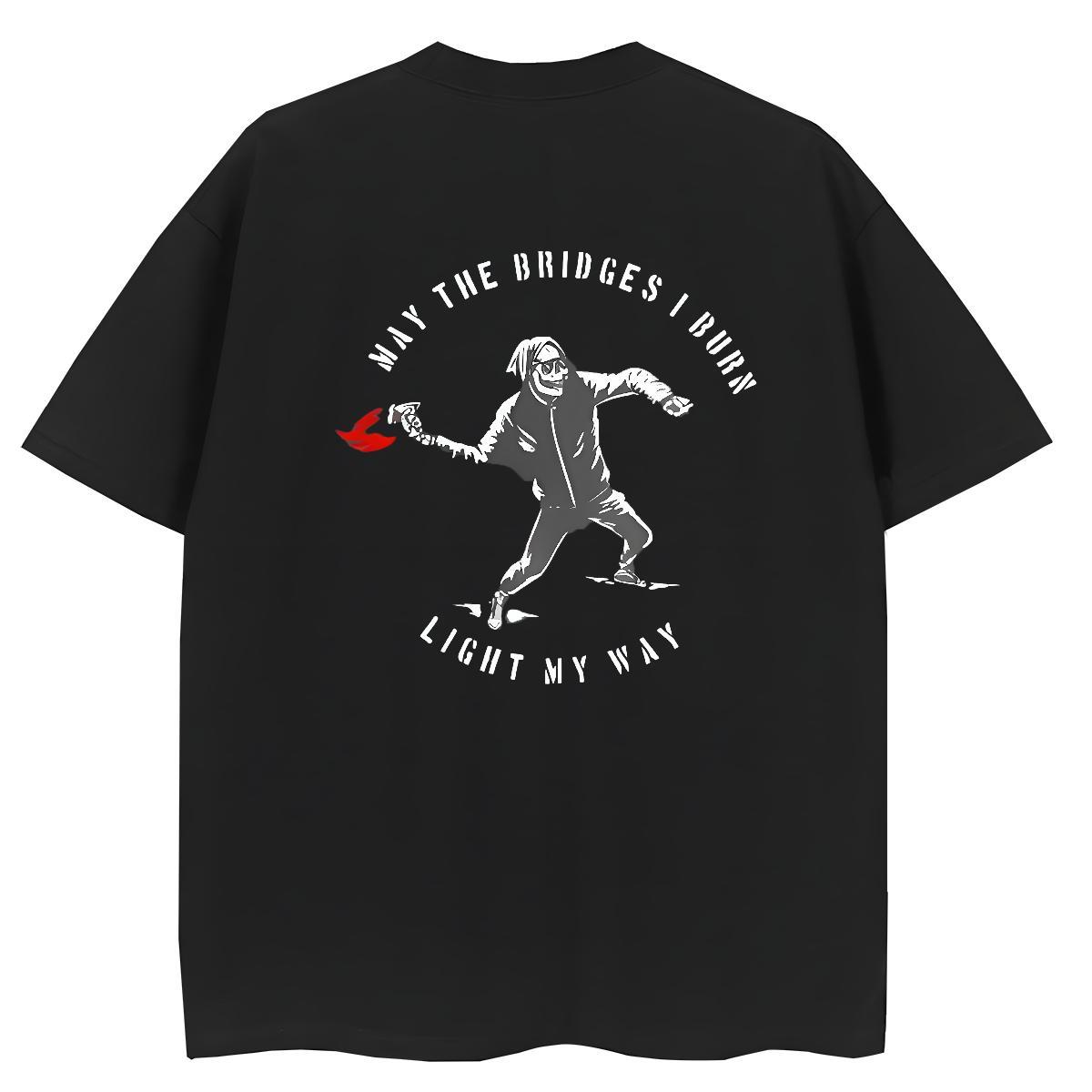 2024 DIY Women T Shirts 230g 100% Cotton Crew Neck Street Wear skull Tshirt for Man Woman High quality Skull Top Tees