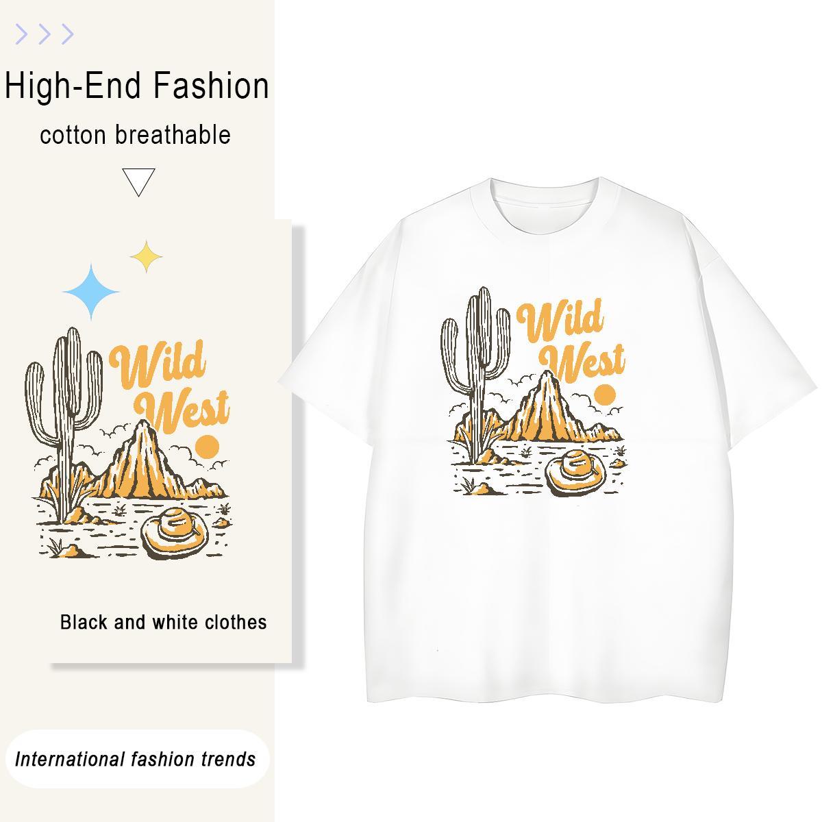 Free Shipping Couples T Shirts Sport 230g Cotton Custom Printing Breathable Crew Neck mountains Man T Shirts 2024 Designer Tops Shirt