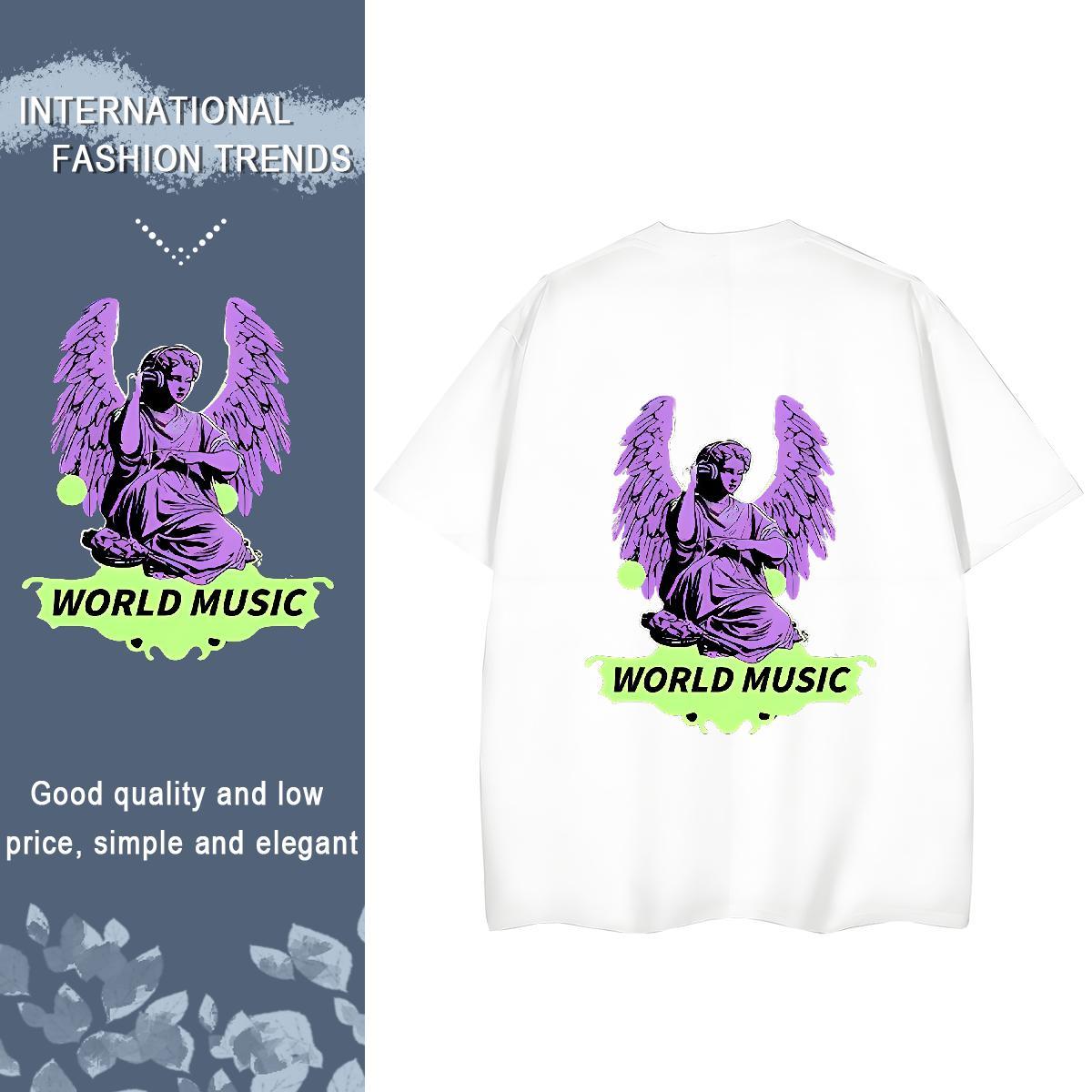 New Arrival T-Shirts 100% Cotton 230g Short sleeve Soft Sports Casual character Woman Tshirt Loose fit Oversized Top Tees
