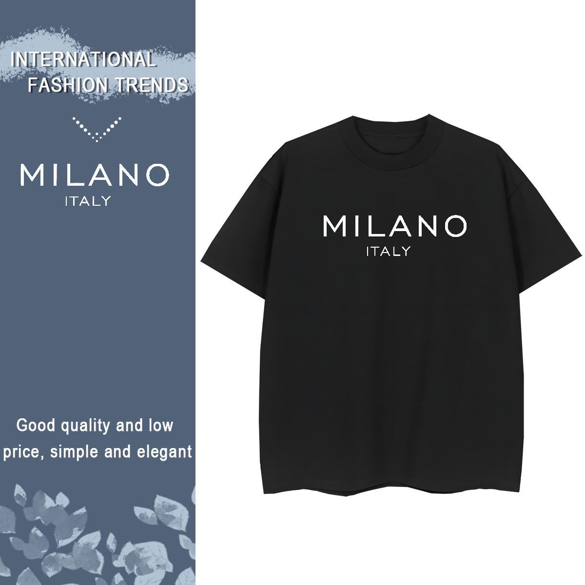 Popular Tshirt for Man Woman 230g Cotton letter Casual Beach T-Shirts Breathable Short Sleeve Custom Print Oversized Top Shirts