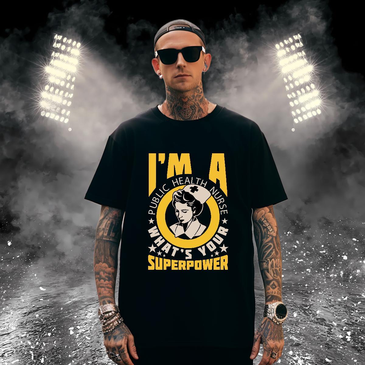 Popular nurse Man T Shirts Street Casual Men Tshirts 230g Pure Cotton Designer Fashion O-Neck Short Sleeve Custom Printed Tops Shirt
