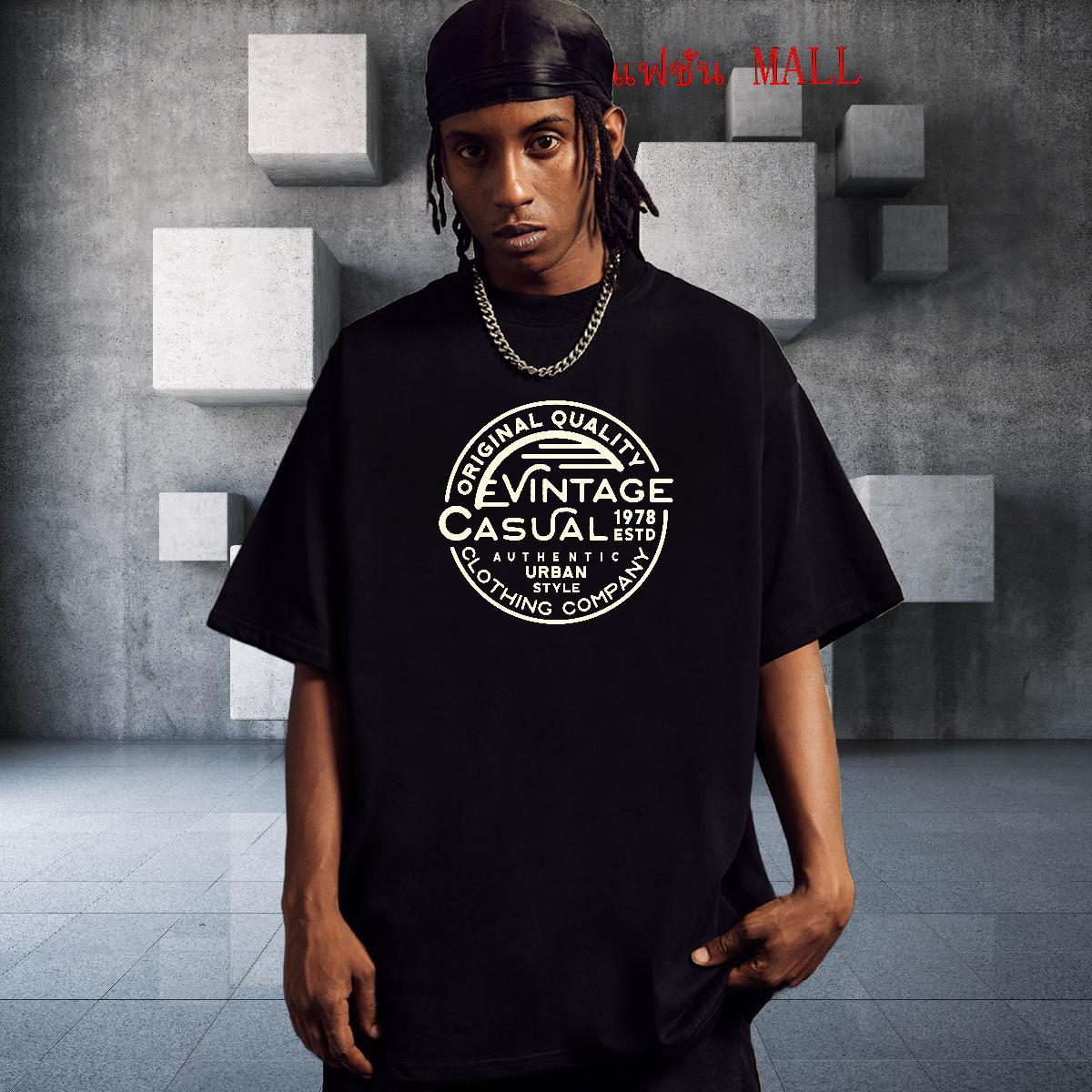 Brand Men T Shirts 100% Cotton 230g letter Anime Printing Street Custom Cartoon Pure Cotton Men Tops Tees Fashion Design Wear