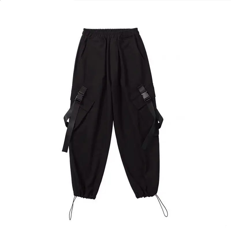 Spring Autumn Mens Casual Hip Hop Cargo Pants Male Multiple Pockets Loose Trousers Men Streetwear Straight Pants G593 240822