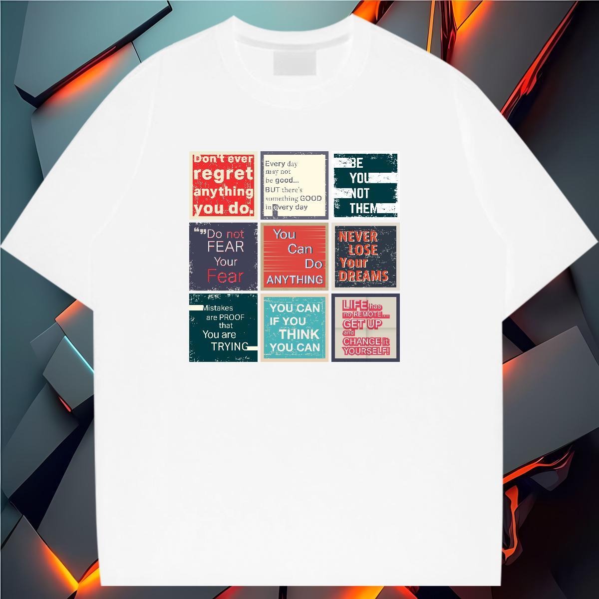 Designer Nice Unisex Tshirts 230g Cotton letter High Street Hip Hop T-Shirts for Women Breathable Short Sleeve Anime Print Clothings