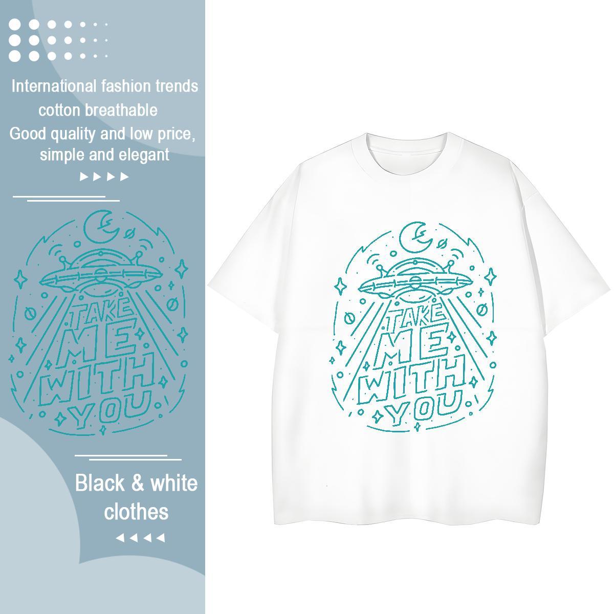 Fashion Woman T Shirts Crew Neck Breathable 230g Pure Cotton Women Tees Custom Print Oversized ET Summer Casual 5A Polos