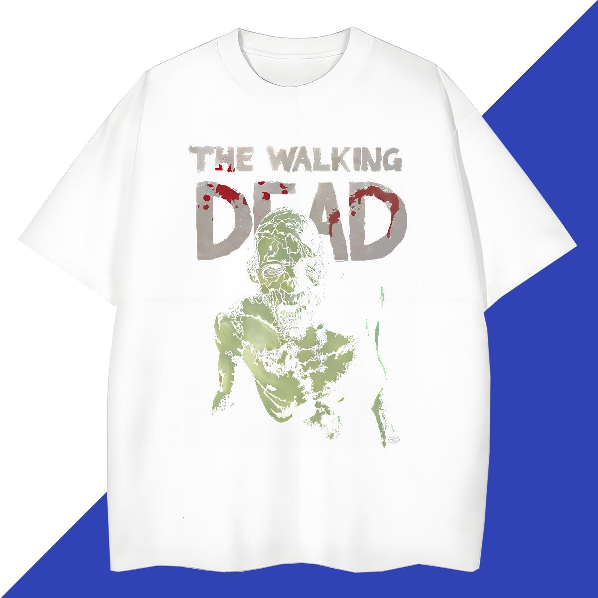 2024 DIY dead Men Tshirts 230g Pure Cotton T-Shirts Custom Print Plus Size Spring Summer Crew Neck Breathable Brand Tops