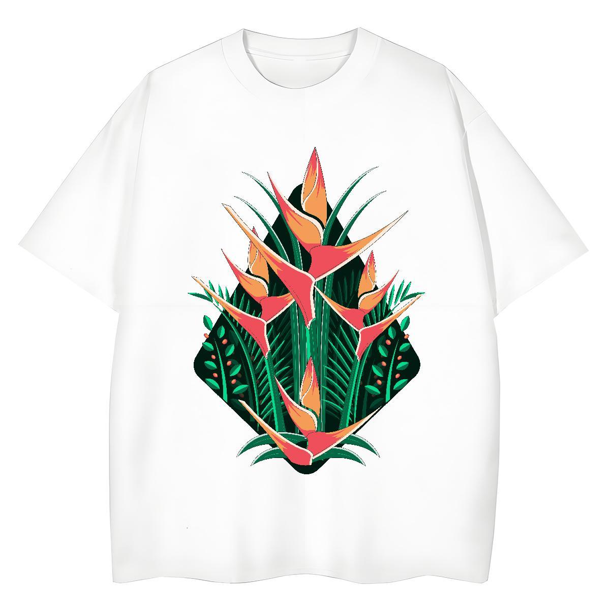 Stylist T-Shirts for Women Breathable Crew Neck 230g Pure Cotton Woman Tshirt Anime Oversized tree Outdoor Unisex Tee Shirt