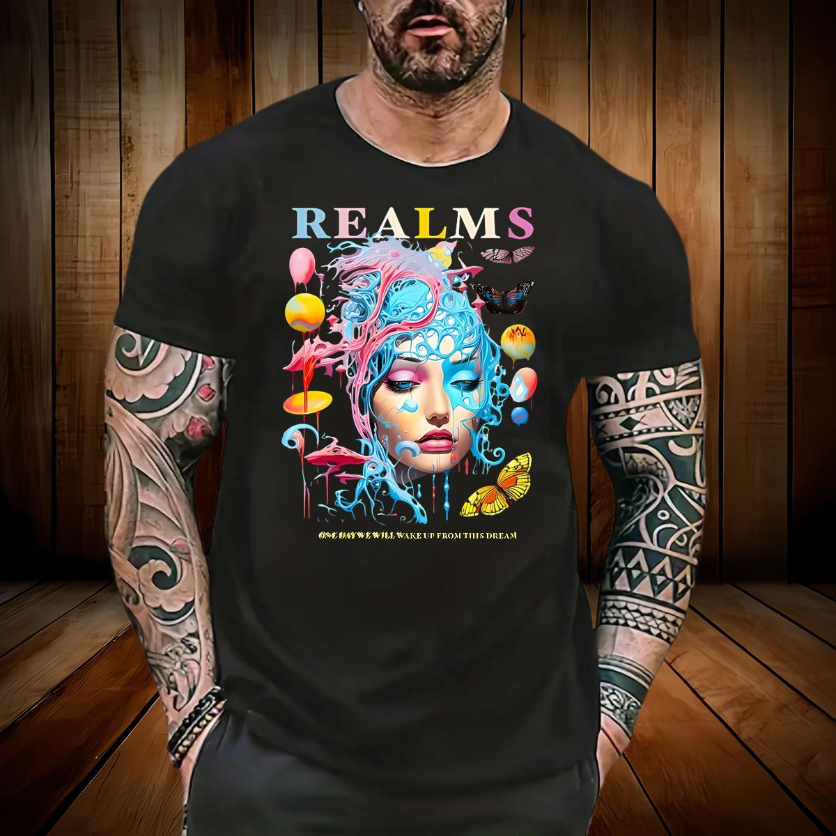 TOP Quality women T shirt Sport Men Tees 230g Pure Cotton Fashion New Breathable Crew Neck Plus Size Cartoon Wear