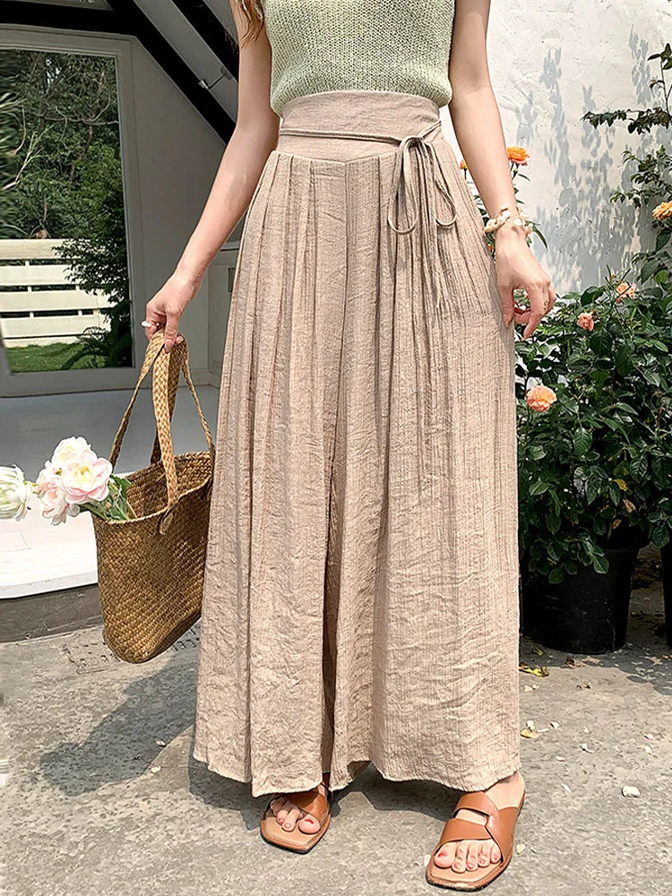 Womens Y2K Clothes Vintage Pink High Waisted Pants Jogger Casual Trousers Wide Leg Summer Baggy Korean Style Fashion 240821
