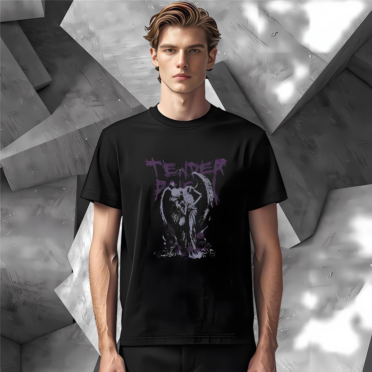 Classic skull T shirt Street Wear Men Tops Tees 230g 100% Cotton Free Shipping Round Neck Short Sleeve Custom Big Size Polos