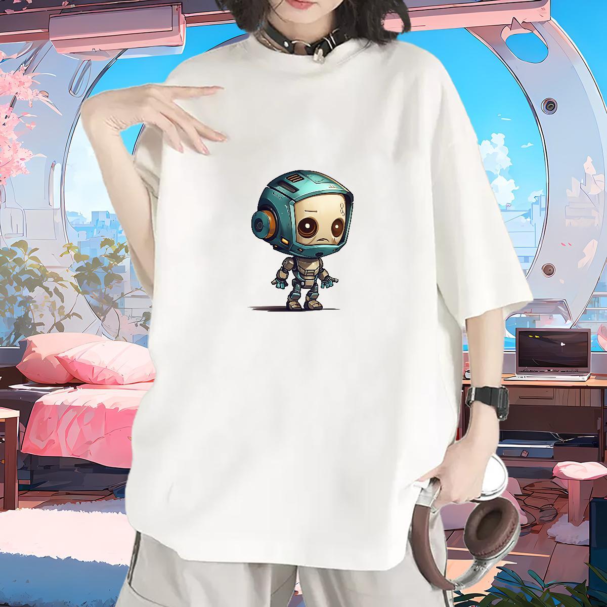 Classic T Shirts Women Comfortable 100% Cotton 230g Tshirt for Man Woman White Plus Size ET Hip Hop Loose fit Clothings