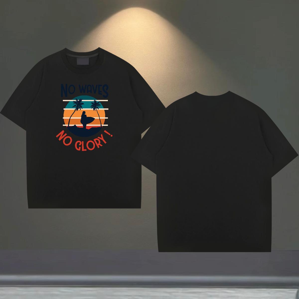 High Quality Couples T Shirts Street wear Hip Hop 230g 100% Cotton Anime Round Neck Short Sleeve beach T-Shirts for Men Fashion Design Tops Shirt