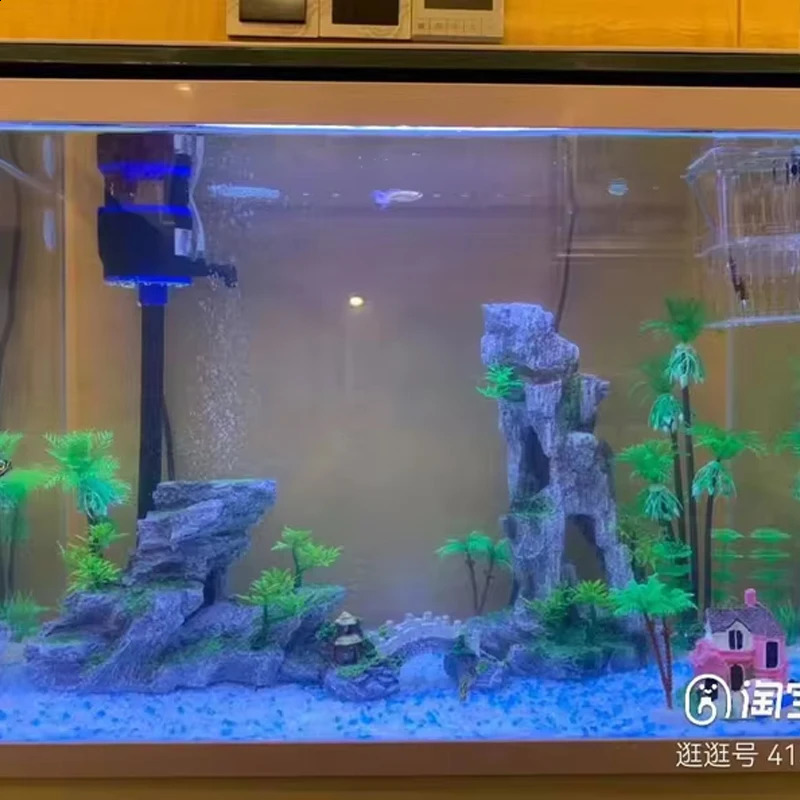 Plant rockery multi-style aquarium decorations fish tank decoration and landscaping decorative aquarium accessories 240821