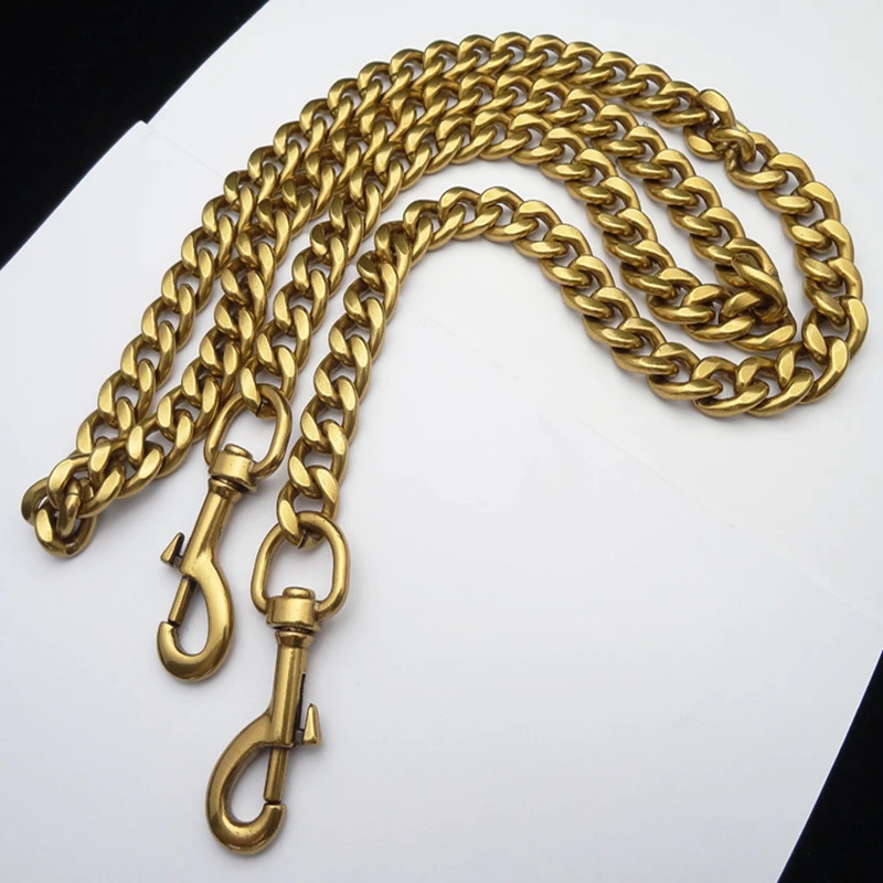 Womens bag chain copper bag with DIY bag accessories repair parts bag buckle shoulder bag chain buckle old gold high quality 240821