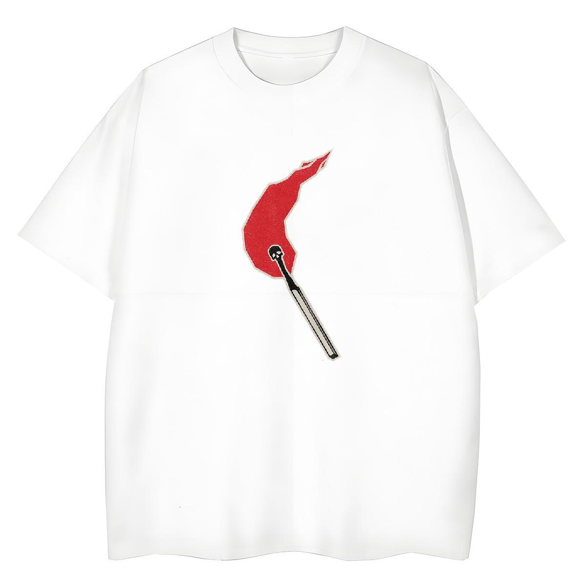 Designer Nice Tshirt for Man Woman 100% Cotton 230g painting High Street Hip Hop T Shirt For Woman Short sleeve Soft Custom Printing Top Tees