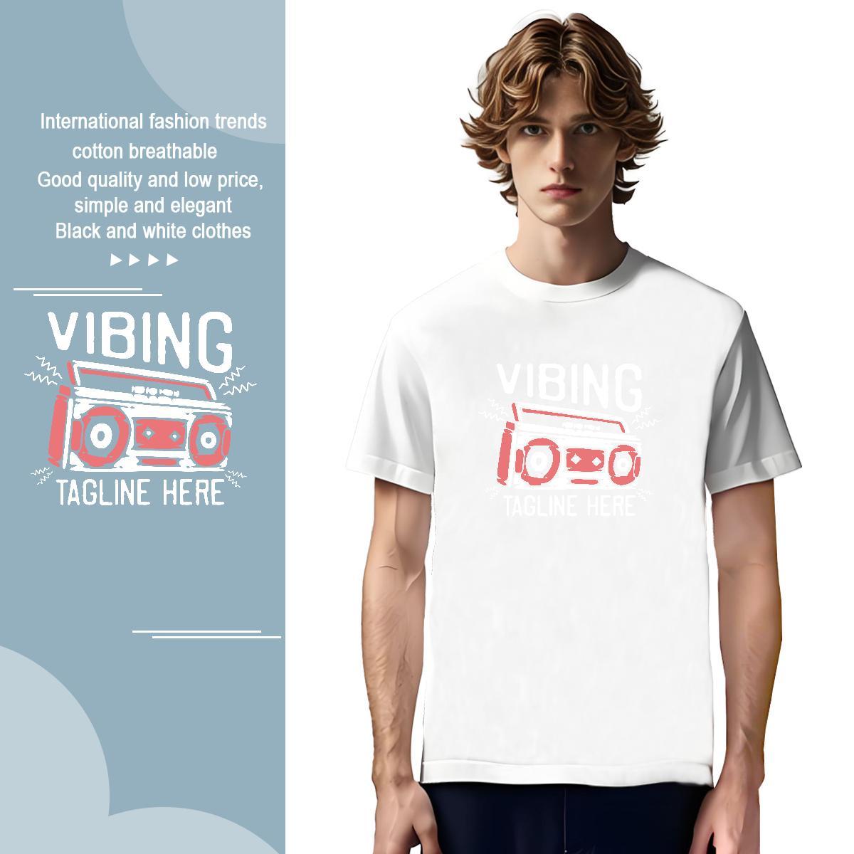 Cool letter T-Shirts for Men Street Men Tshirts 100% Cotton 230g Stylist Breathable Oversized 4XL Tops