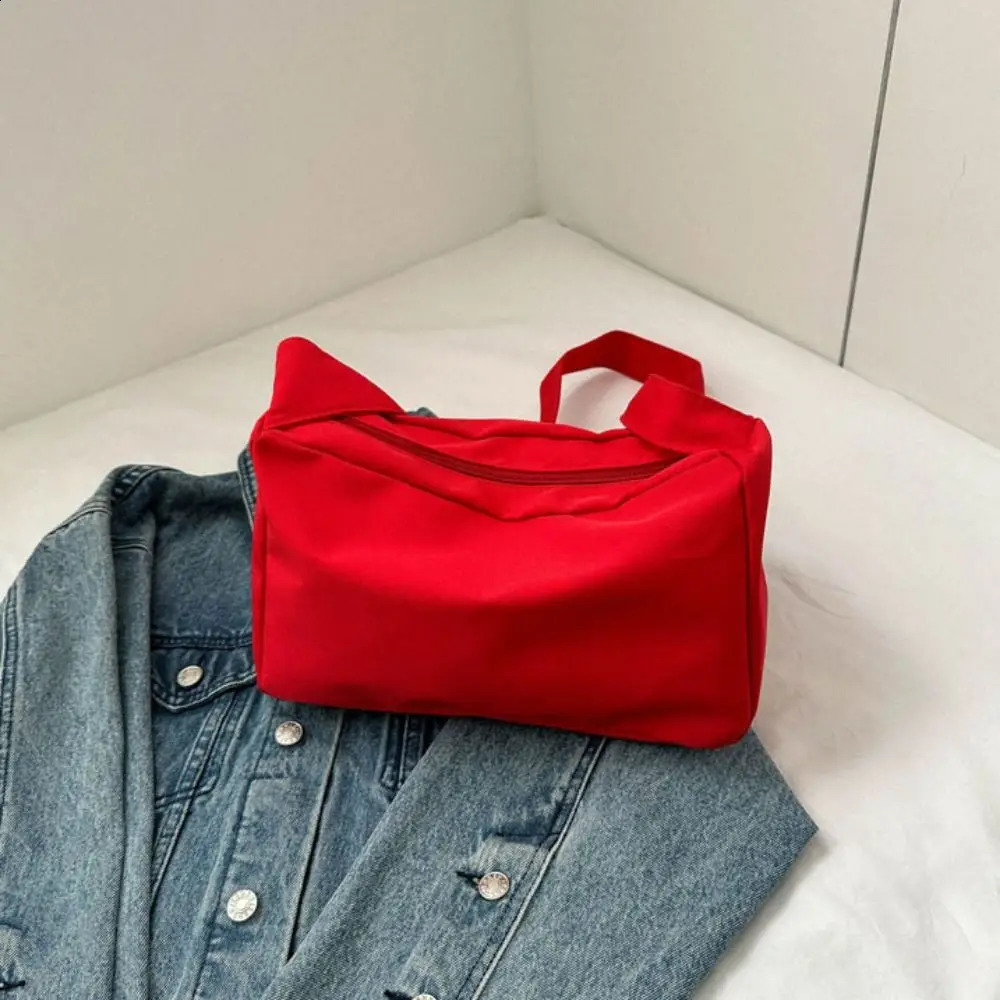 AutumnWinter Korean Edition Large Capacity Cross Body Bag Casual Fashion Lightweight Oxford 240821