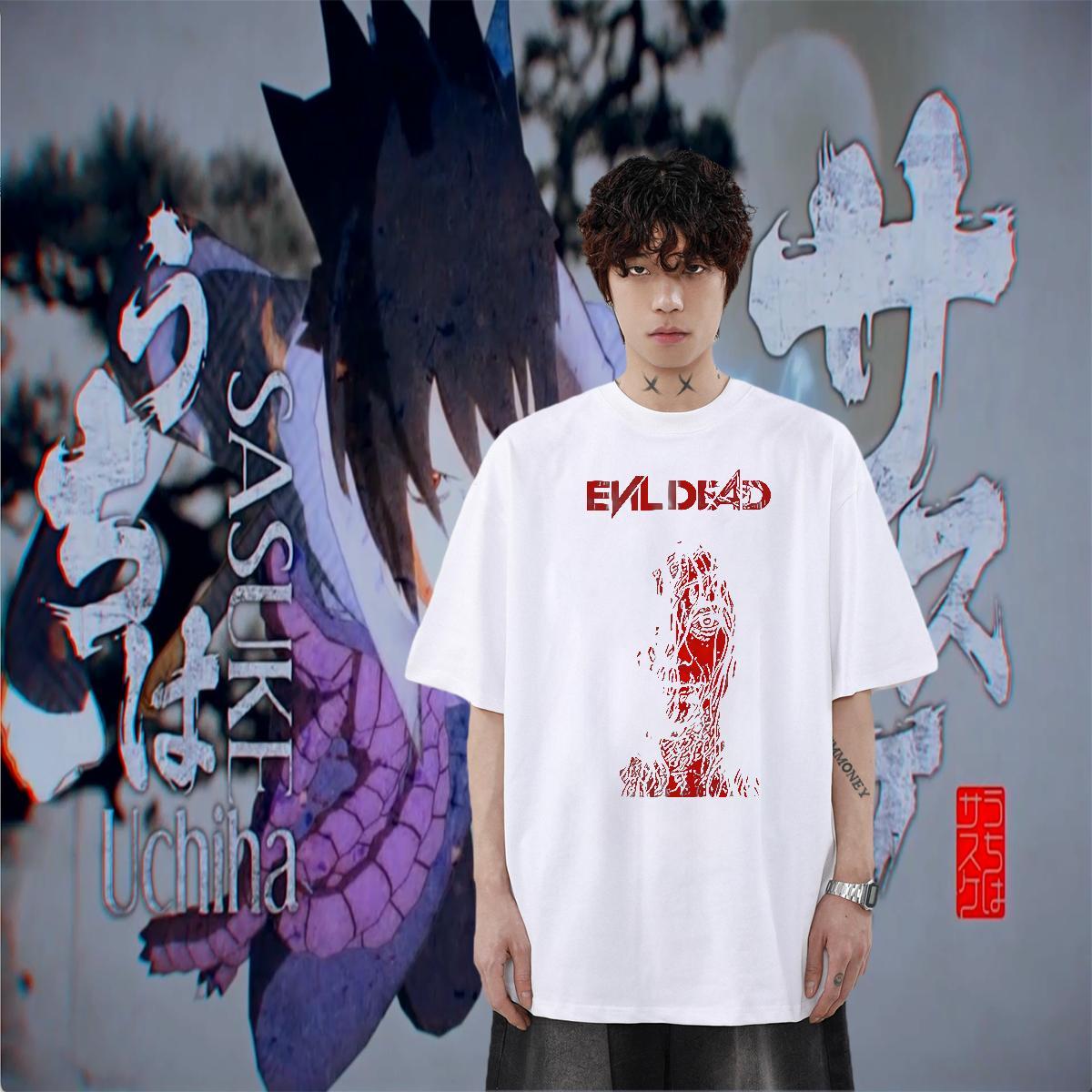 2024 New Sports Casual Tshirt for Man Woman scary Breathable Short Sleeve 230g Pure Cotton T shirt Soft Cartoon Print Tshirts