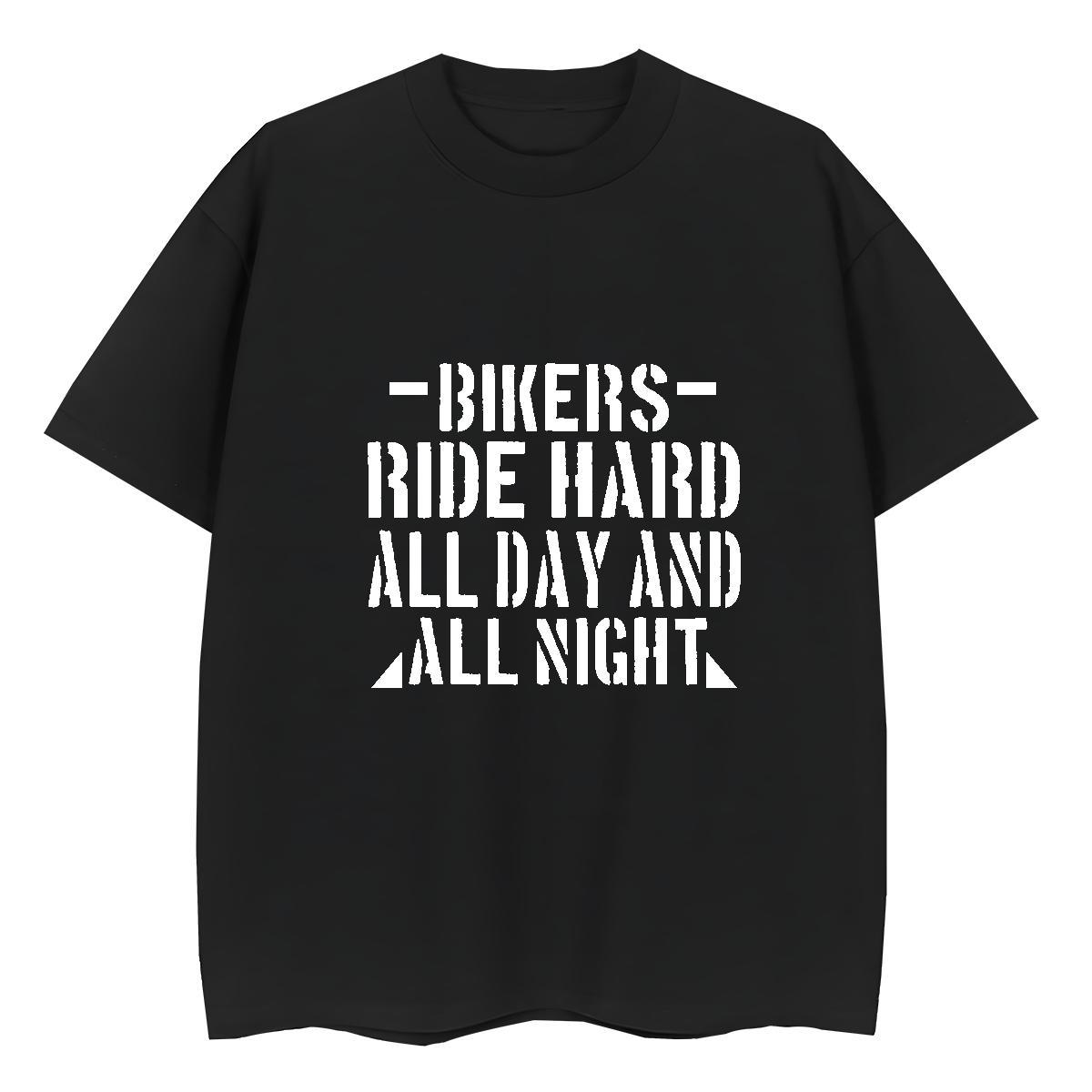 Designer Tshirt for Man Woman Hip Hop 230g Cotton Oversized Crew Neck Bikers Ride Men T Shirts Factory Direct Clothes