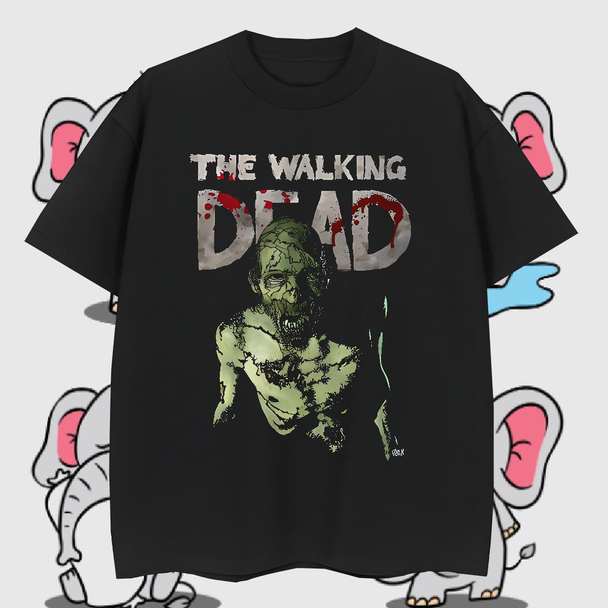 New Arrival skull Men Tops Tees 230g Pure Cotton Men T Shirts Oversized Daily Wear Breathable Short Sleeve Free Shipping Tops Shirt