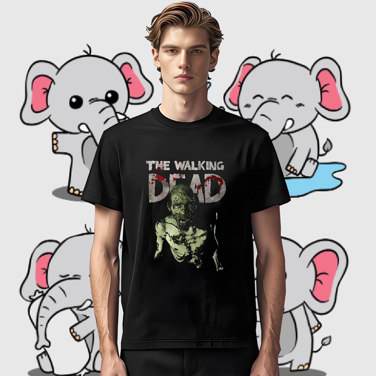 New Arrival skull Men Tops Tees 230g Pure Cotton Men T Shirts Oversized Daily Wear Breathable Short Sleeve Free Shipping Tops Shirt