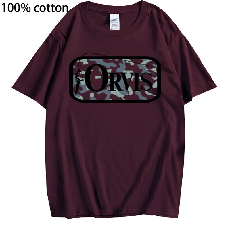 Fashion Orvis Tshirt Boys and Girls Clothing Fun Top Summer Youth y2k Fishing 240822