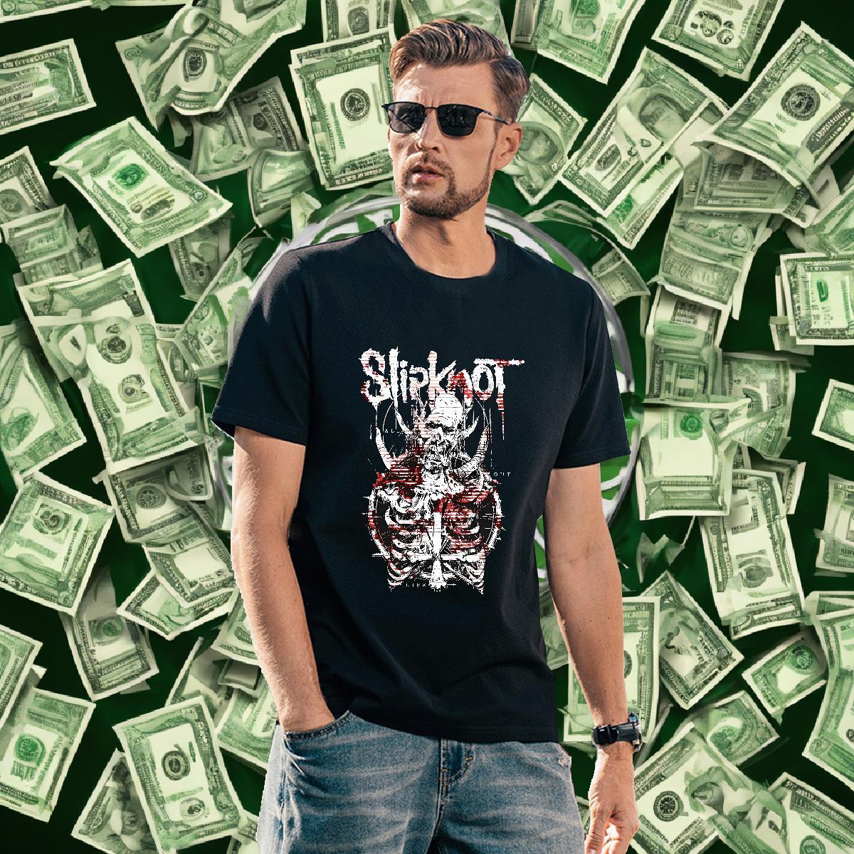 Fashion Sports Casual Tshirt for Man Woman skull Breathable Short Sleeve 230g Pure Cotton T shirt Unisex DIY Tops Shirt