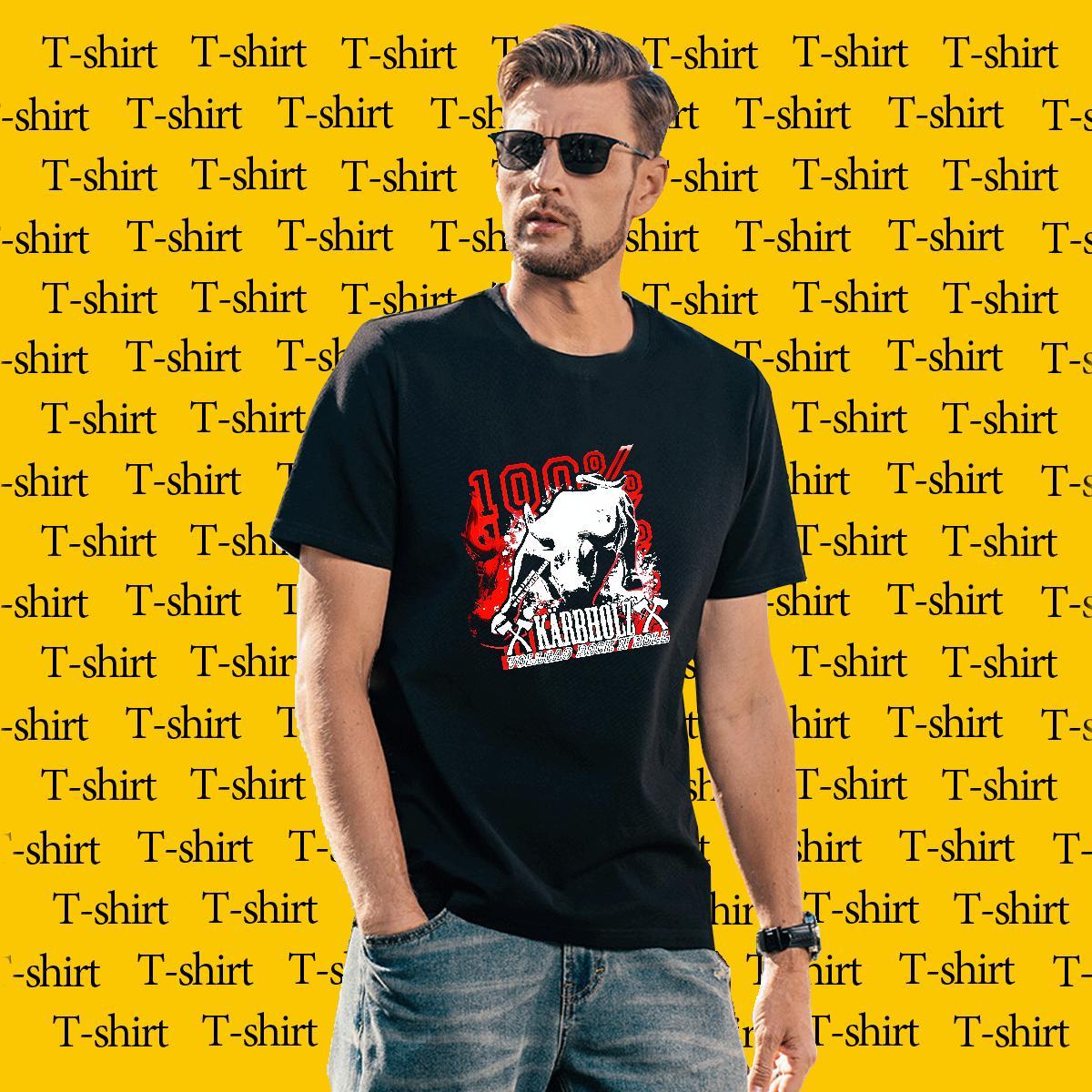 New Designer Sport Tshirts blood Breathable Short Sleeve 230g Cotton T Shirt For Man Classic Custom Cartoon Top Tees
