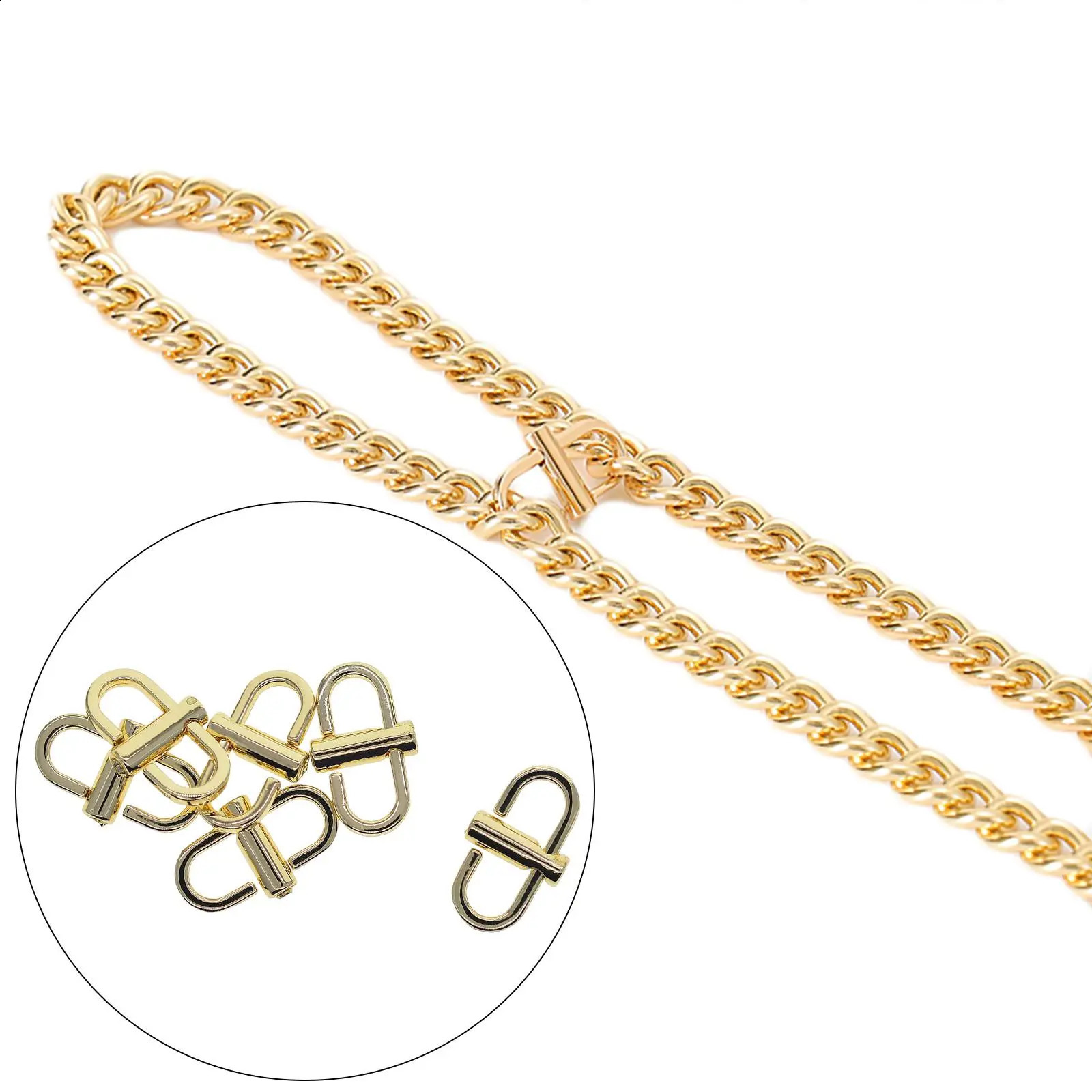 Adjustable Metal Buckles Chain Strap Shortener Bag Accessories Easy to Use 240821