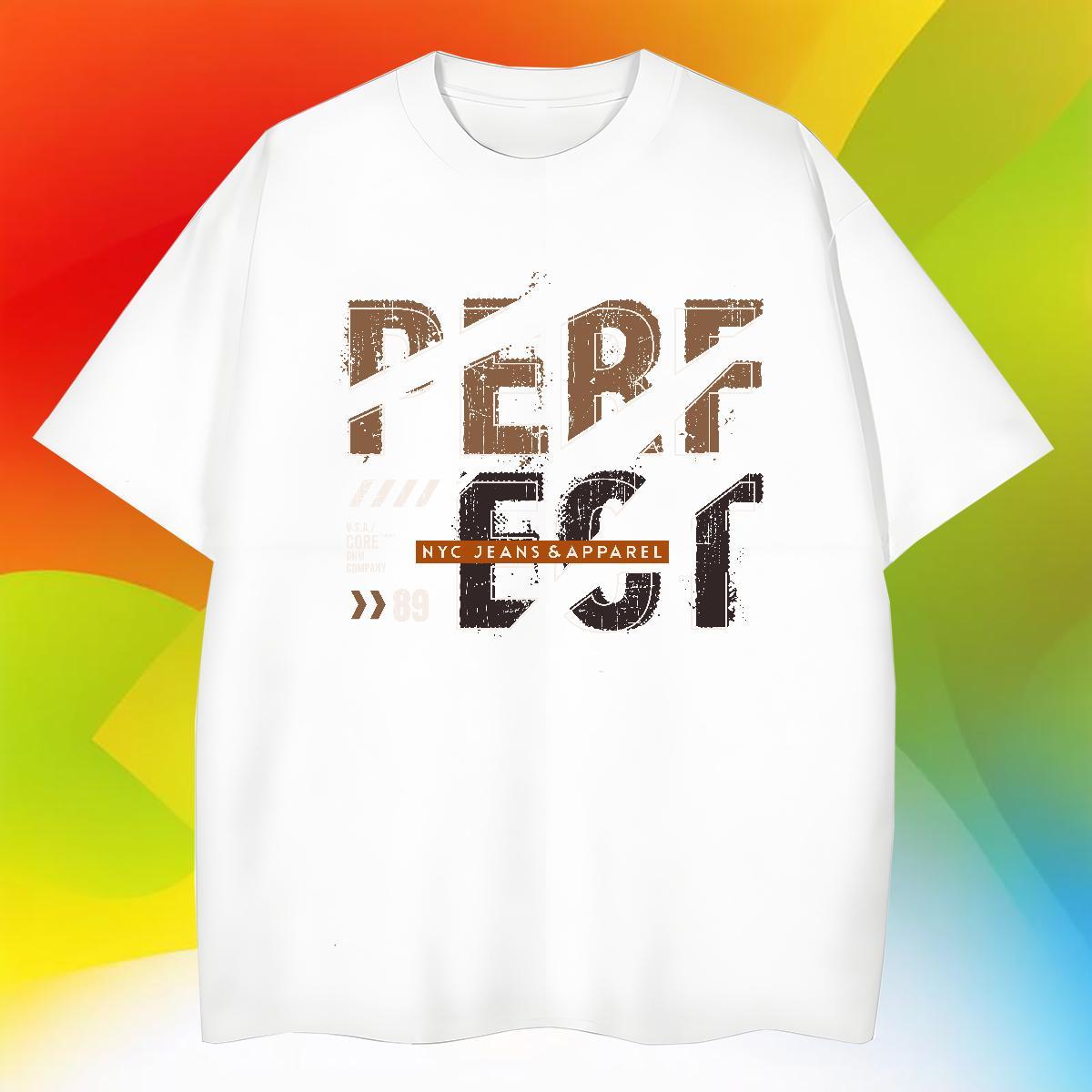 Designer letter Man T Shirts Hip Hop Men Clothes T-Shirt 230g Pure Cotton 2024 Designer Short Sleeve Soft Customized Print Tshirts