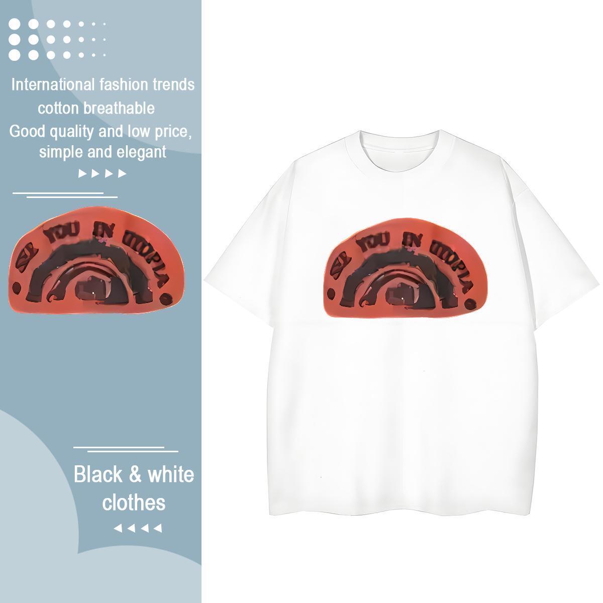 2024 Women T Shirts 230g 100% Cotton Short sleeve Soft Casual Daily Wear logo Women Tshirts Wholesale Custom Printing Tops Shirt