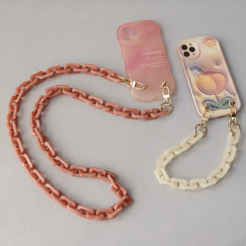 Woman Bag Chain Accessory Detachable Parts Candy Crossbody Resin Strap Women Handbag Chains Acrylic Shoulder Handles 240821