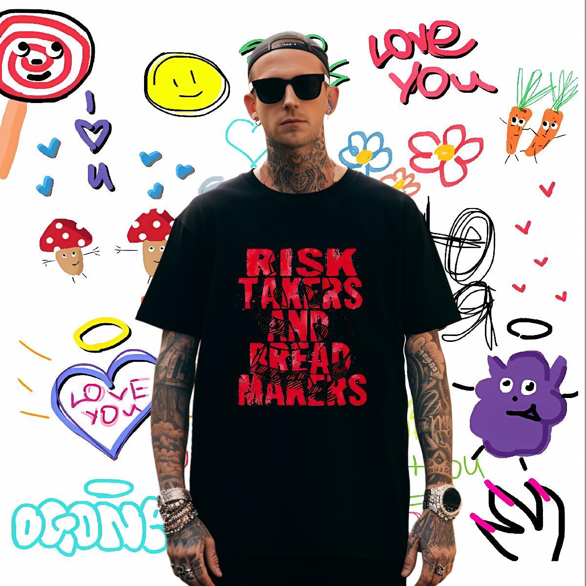 Popular money Men T Shirts Home Outdoor Tshirt for Man Woman 230g Pure Cotton Custom Short Sleeve Soft Black White Tees Shirts