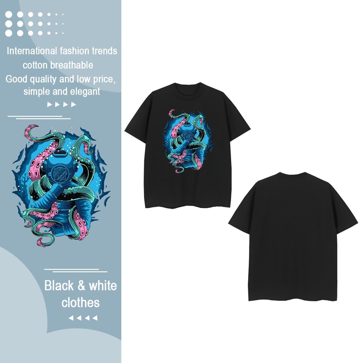 Fashion New T-Shirts for Women Crew Neck 230g 100% Cotton Women Tshirts Custom Printed ET High Street Hip Hop Female Clothings