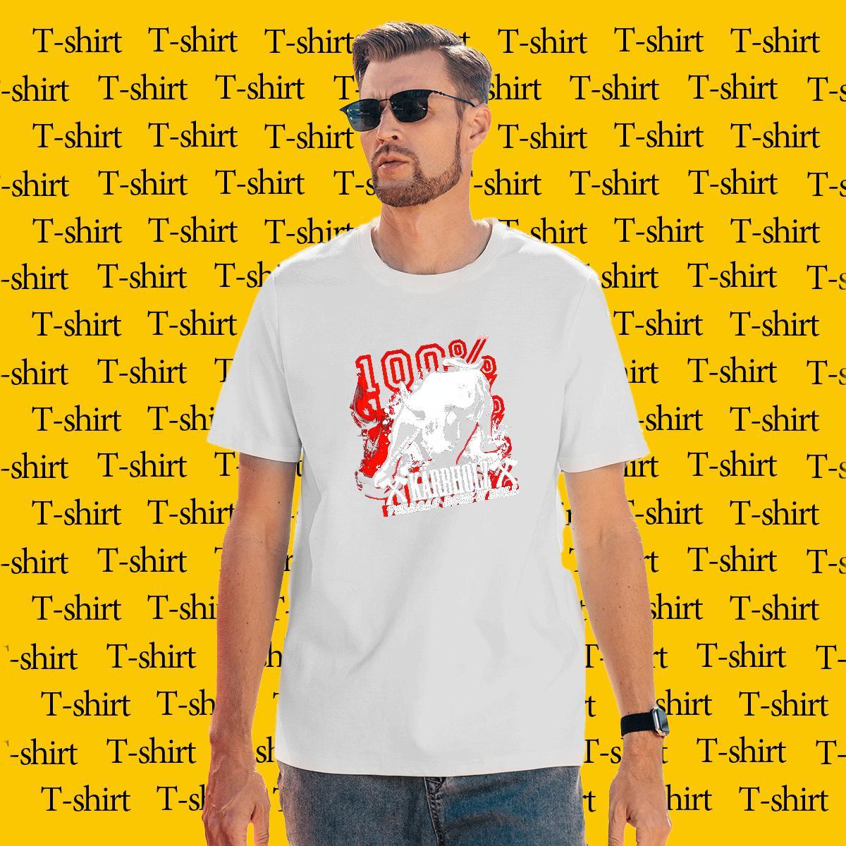 New Designer Sport Tshirts blood Breathable Short Sleeve 230g Cotton T Shirt For Man Classic Custom Cartoon Top Tees