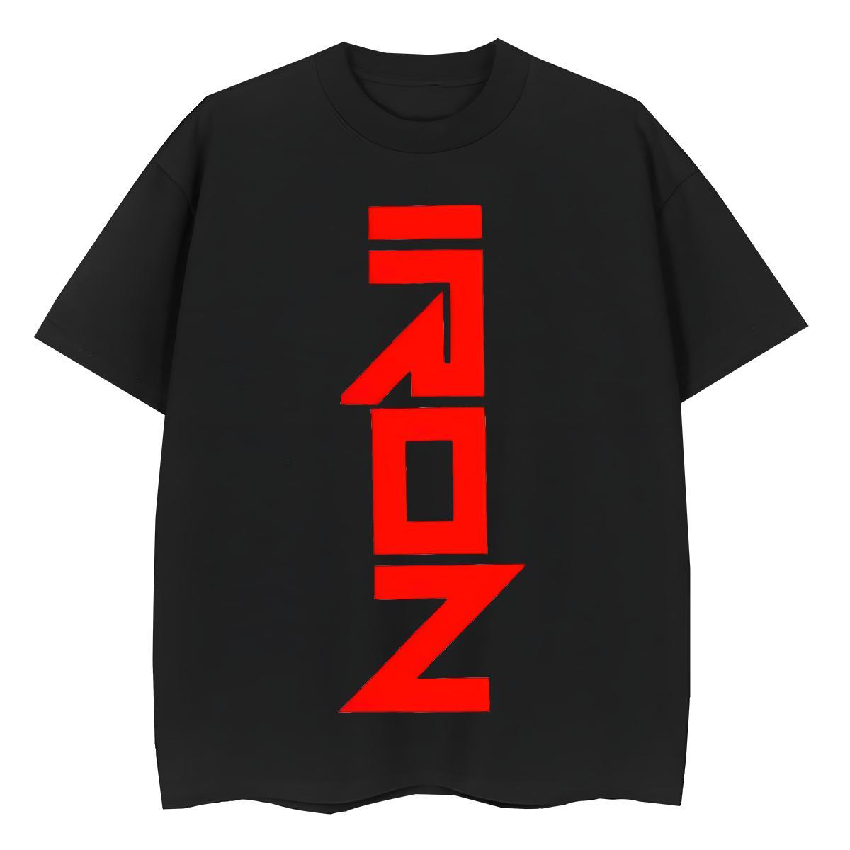 Loose Women Tees 230g Cotton letter Hip Hop T-Shirts Short Sleeve O-Neck Anime Print Tops