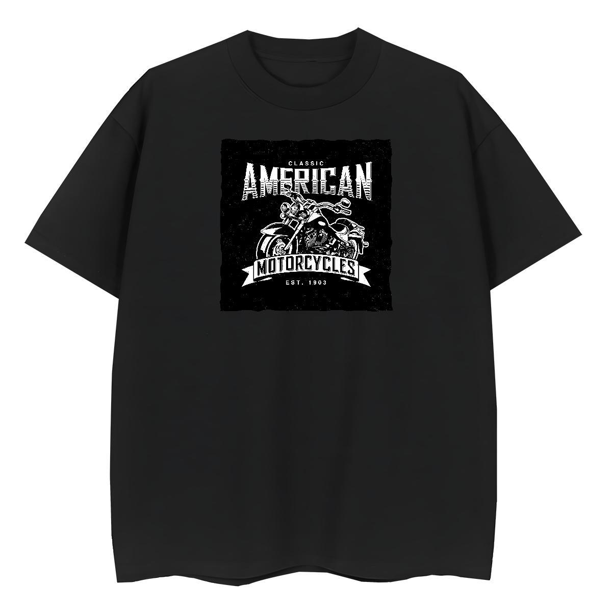 Designer Tshirt for Man Woman Daily Wear 100% Cotton 230g Custom Printed Crew Neck Motorcycle T-Shirts for Men New Arrival Tee Shirt