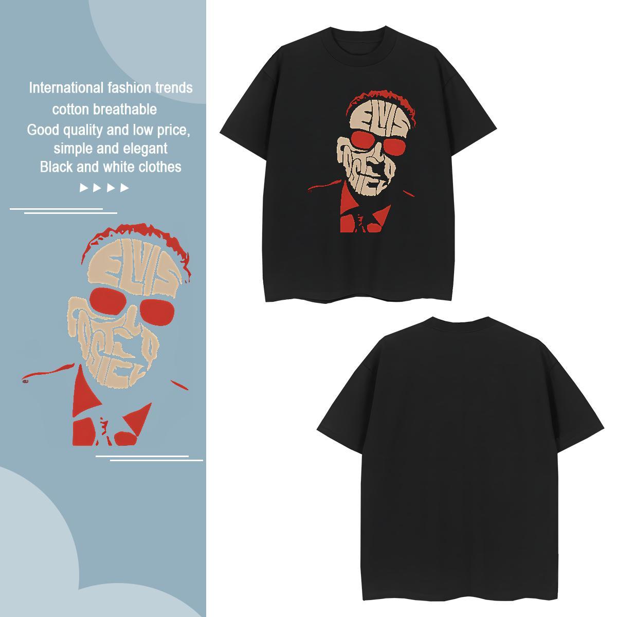 Custom man Men Tshirts 230g 100% Cotton T-Shirts for Men Oversized 3XL 4XL Street Crew Neck Cool Tops Shirt