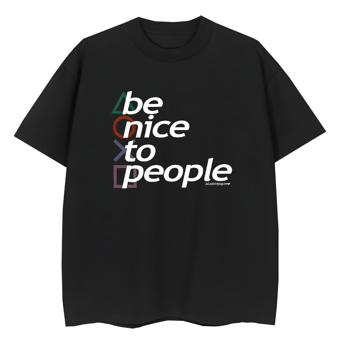 Unisex Lady T shirt 100% Cotton 230g letter Sports Casual T-Shirts Breathable Crew Neck Anime Clothings