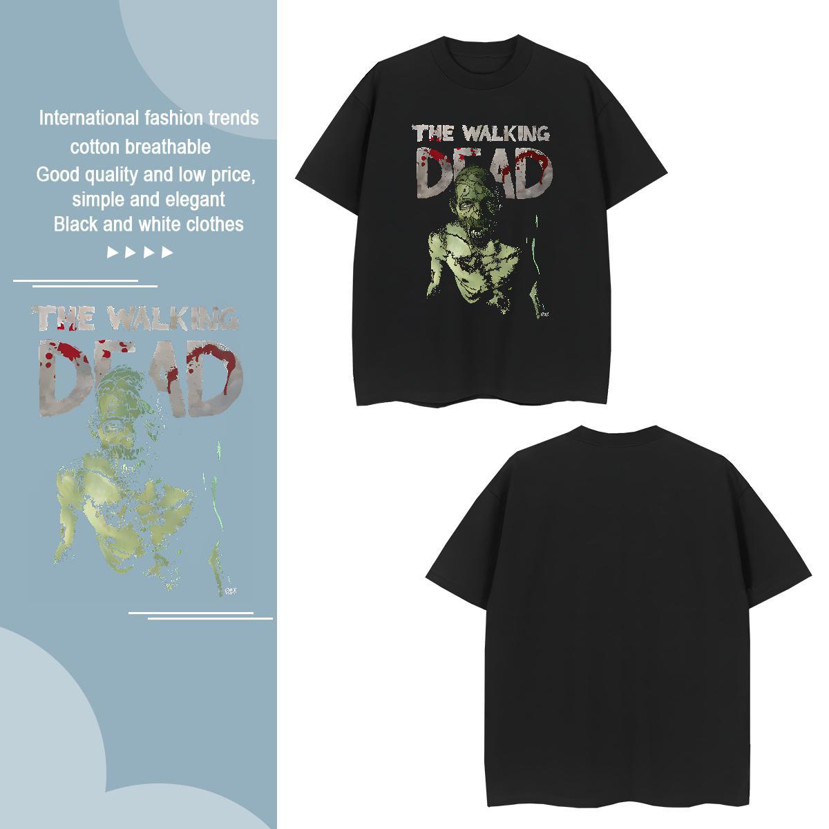 New Designer skull Tshirt for Man Woman 100% Cotton 230g T shirt Asian Size Home Outdoor Crew Neck Breathable High Quality Tees