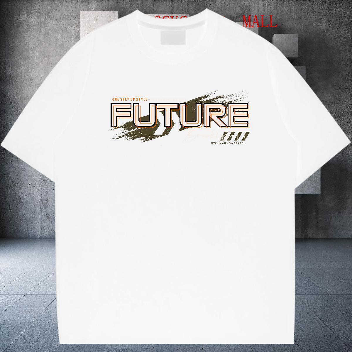 Unisex Men Tops Tees Casual Beach 230g Pure Cotton Graphic Breathable future Mens T Shirts Stylist Tops Shirt