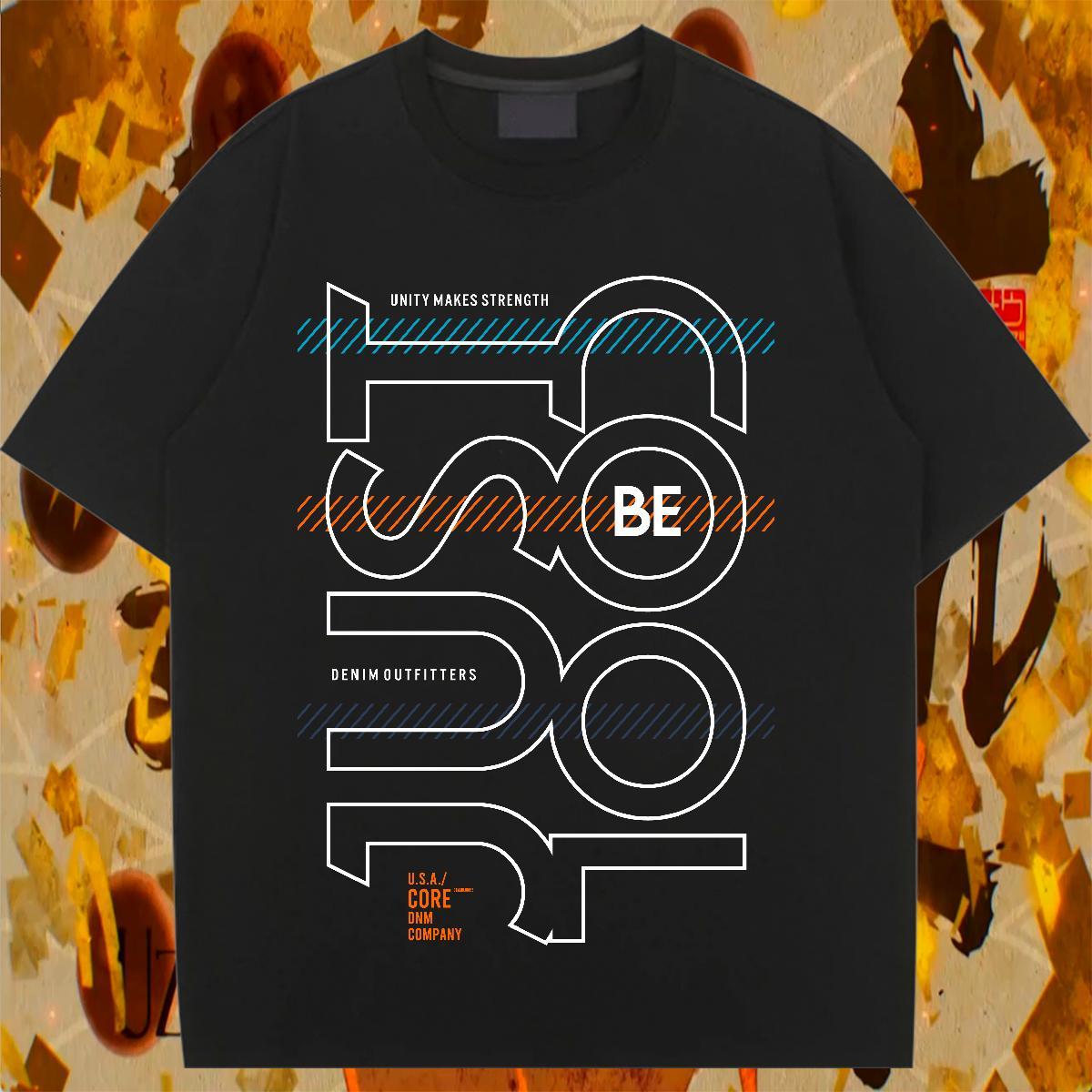 Nice Woman Tshirt 230g 100% Cotton number High Street Hip Hop T-Shirts Breathable Crew Neck White Plus Size Tops