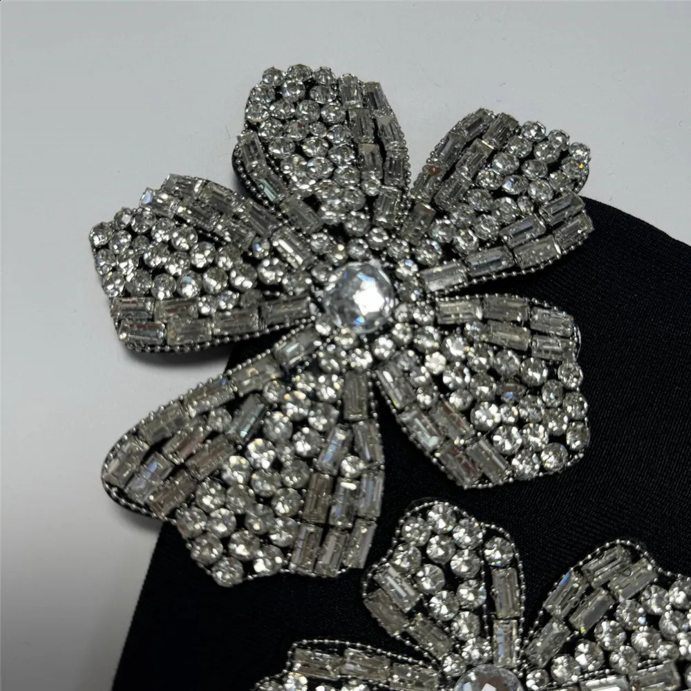 twopiece sexy bead strapless top long womens tight fitting outfit elegant party bandage set 240821