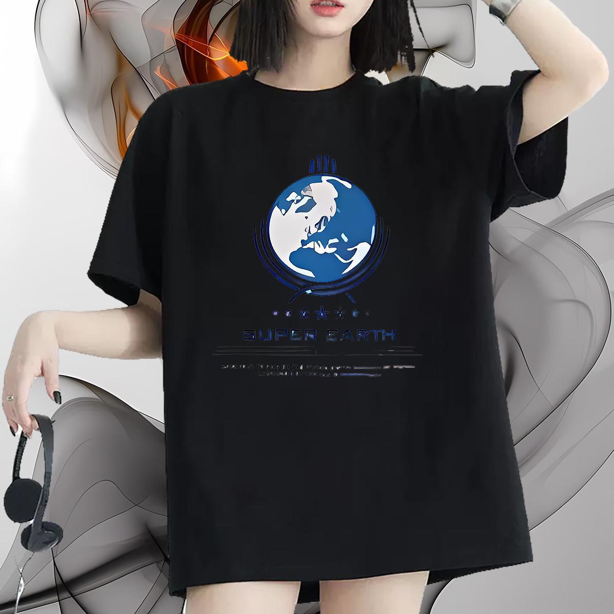 Unisex Womens Tshirts 230g Cotton English High Street Hip Hop T shirt Breathable Soft Anime Print Top Shirts