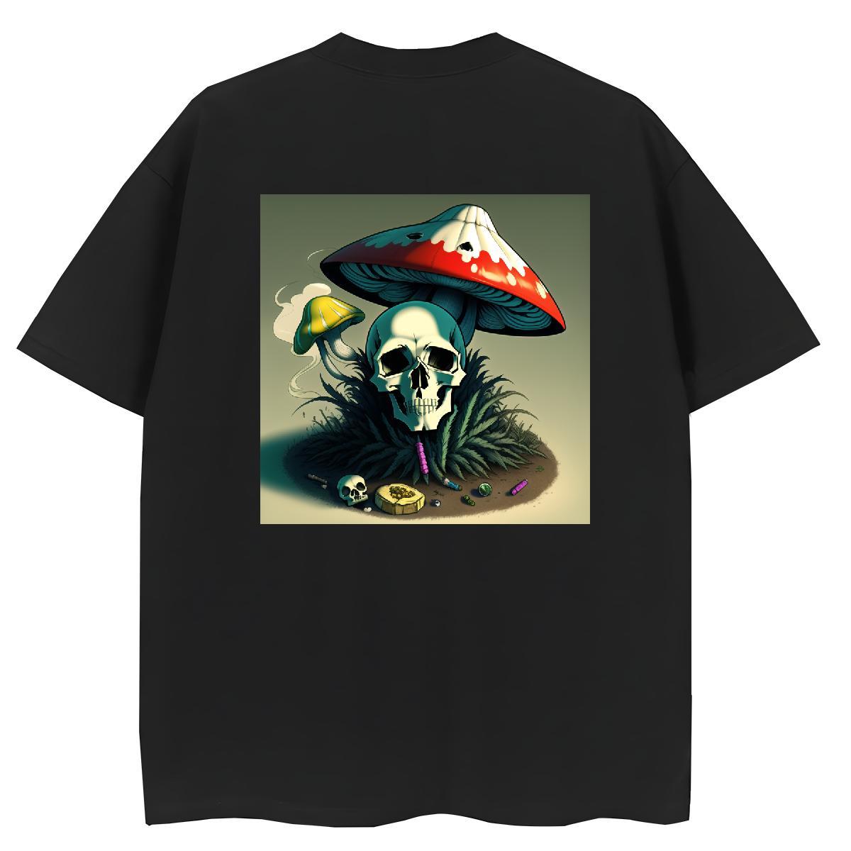 Stylist T Shirt For Woman 100% Cotton 230g Breathable Crew Neck Street skull Unisex Tshirts Lady Plus Size Custom Tops Shirt