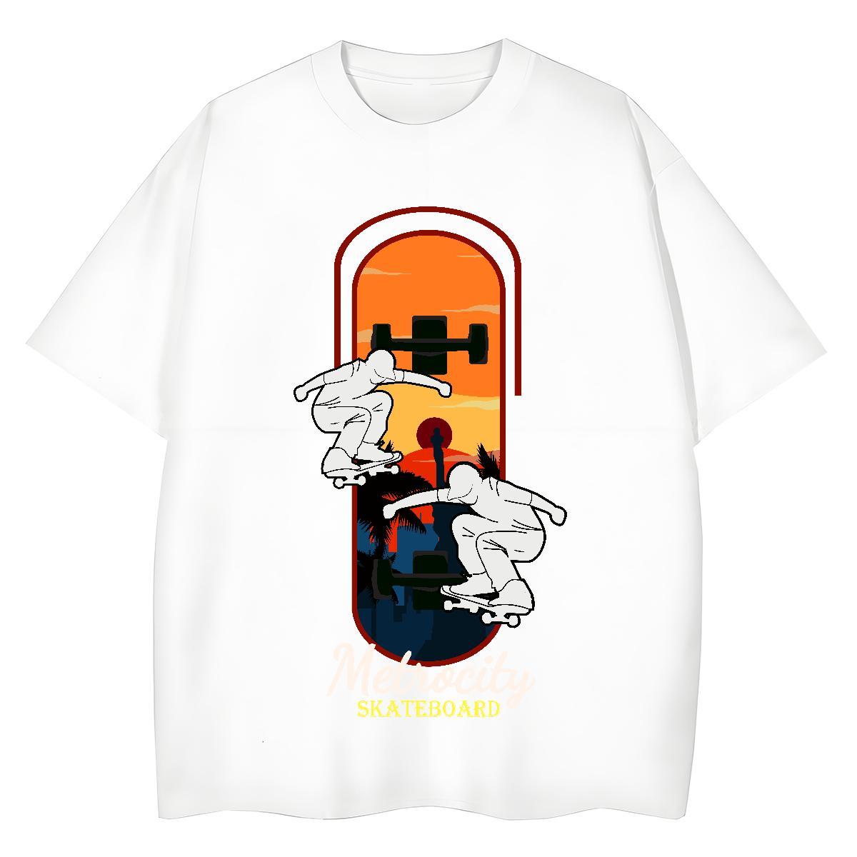 Classic T Shirt For Woman Breathable Crew Neck 100% Cotton 230g Women Tshirts Customized Print skateboarding Casual Sport 5A Top Tees
