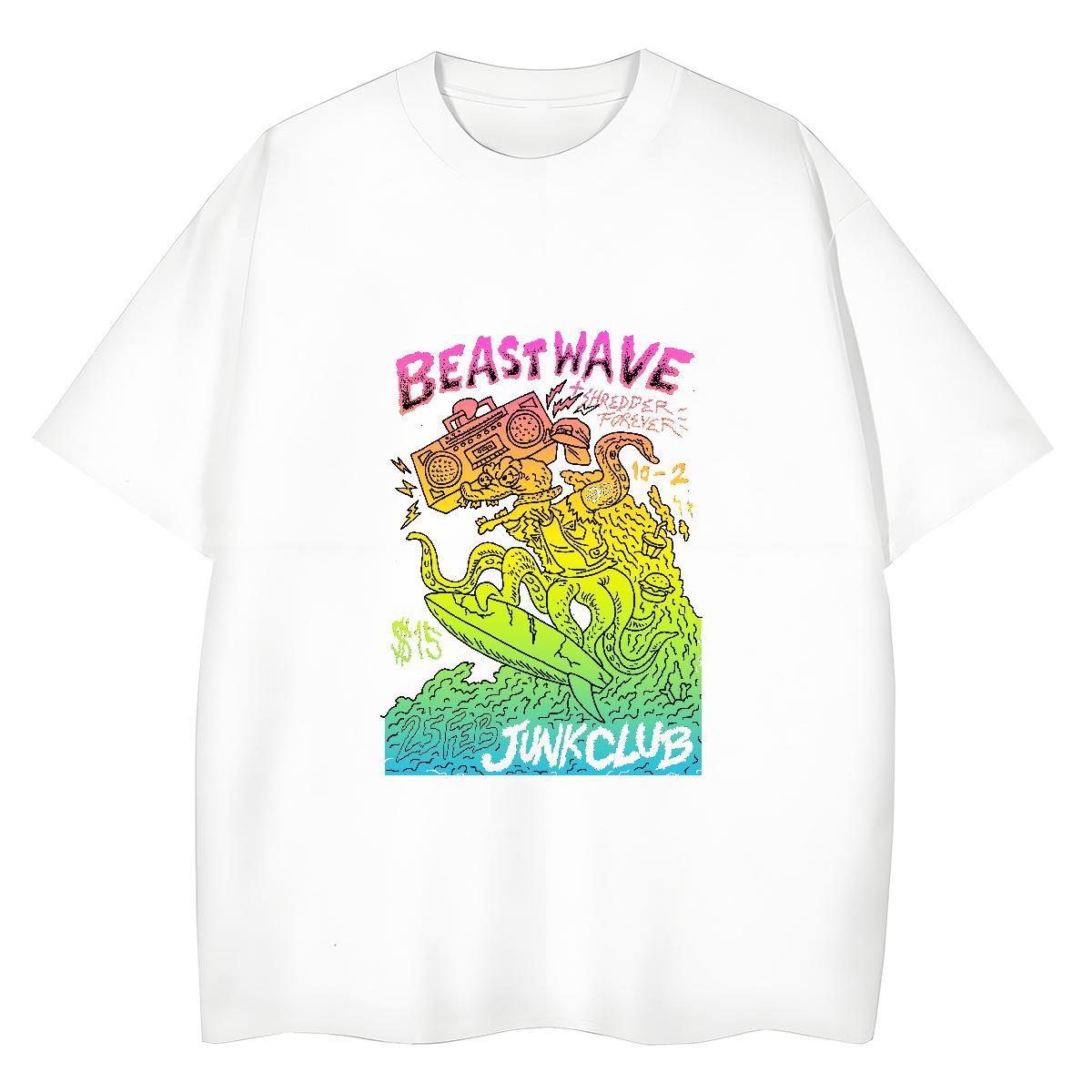 Lady Woman Tshirt 230g Pure Cotton game Hip Hop Street T Shirt For Woman Breathable Soft Anime Tees