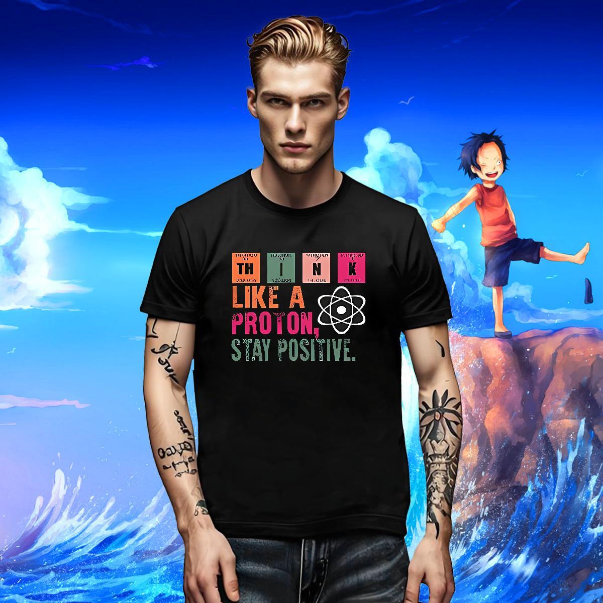 Unisex Men Tees High Street Hip Hop 230g Pure Cotton Anime Print Short Sleeve Soft letter T shirt Casual New Tee Shirt